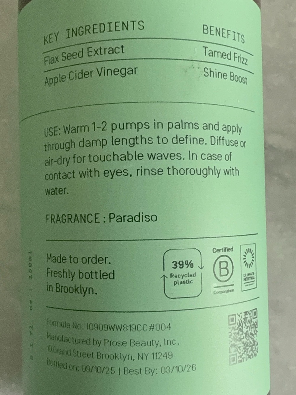 Prose Custom Curl Cream - Picture 3 of 3